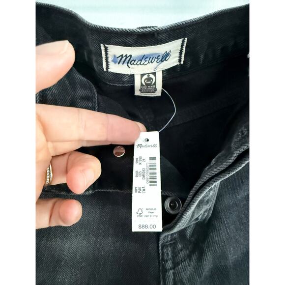 Madewell | NWT | The Brynn Long Short in Levin Wash | Sz 24 - Picture 5 of 9